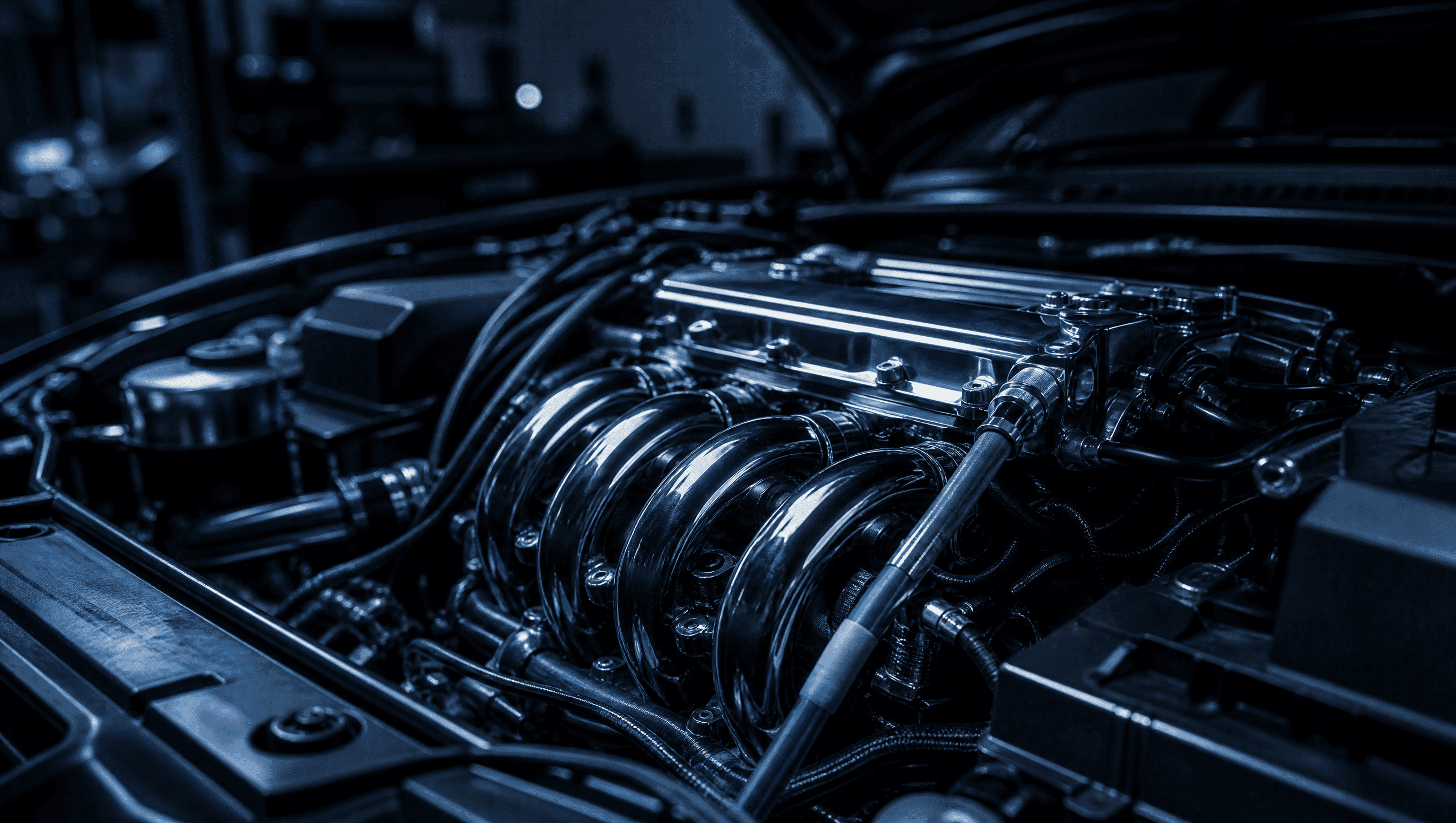 Engine undergoing hydrogen carbon cleaning